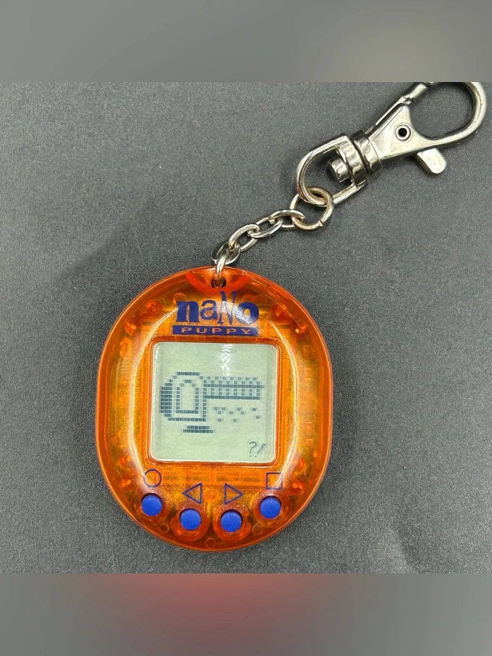 Vintage 1997 Nano Puppy Orange Virtual Pet Playmates Working Package Manual